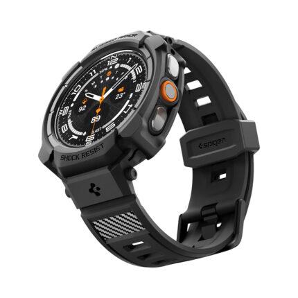 Spigen - Rugged Armor Pro (ACS11612) - Samsung Galaxy Watch Ultra 2 - Matte Black