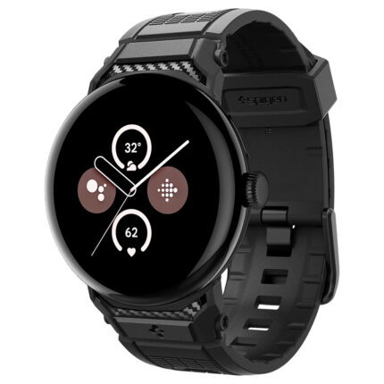 Spigen - Rugged Band (AMP07556) - Google Pixel Watch 5 / Watch 4 / Watch 3 / Watch 2 / Watch 1 41mm - Black