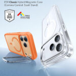 ESR - Classic Hybrid HaloLock Kickstand - iPhone 18 Pro Max / iPhone 17 Pro Max - Frosted Orange