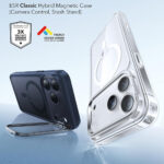 ESR - Classic Hybrid HaloLock Kickstand - iPhone 18 Pro / iPhone 17 Pro - Frosted Blue