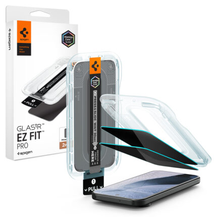Spigen - (2 pack) Glas.tR EZ-FIT Pro (AGL11481) - Google Pixel 11 Pro/ 10 Pro/ 9 Pro/ 9 - Privacy