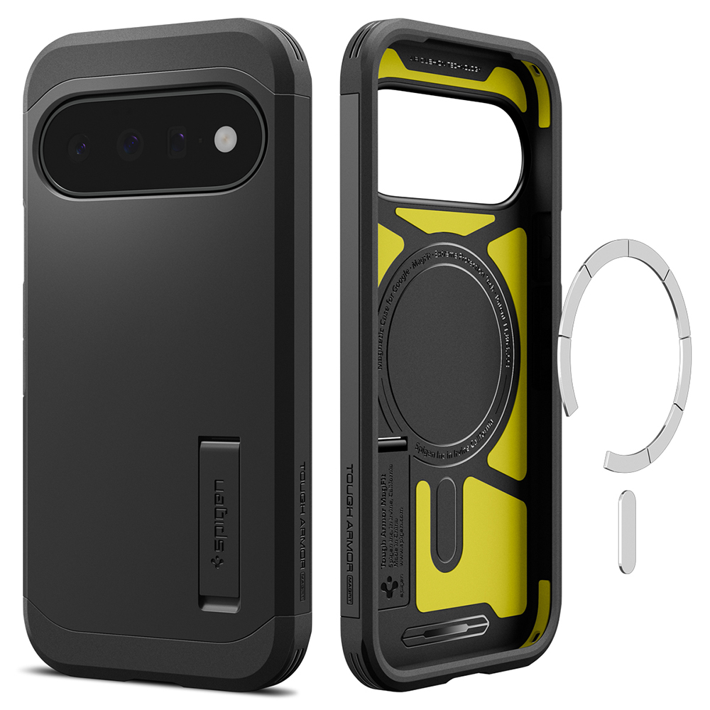Spigen - Tough Armor MagSafe (ACS11443) - Google Pixel 11 - Black Spigen - Tough Armor MagSafe (ACS11443) - Google Pixel 11 - Black