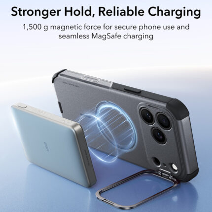 ESR - Cyber Armor Kickstand - iPhone 18 Pro / iPhone 17 Pro - Dark Grey