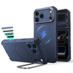 ESR - Cyber Armor Kickstand - iPhone 18 Pro / iPhone 17 Pro - Blue