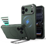 ESR - Cyber Armor Kickstand - iPhone 18 Pro / iPhone 17 Pro - Olive Green