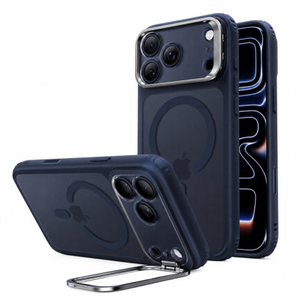 ESR - Classic Hybrid HaloLock Kickstand - iPhone 18 Pro / iPhone 17 Pro - Frosted Blue