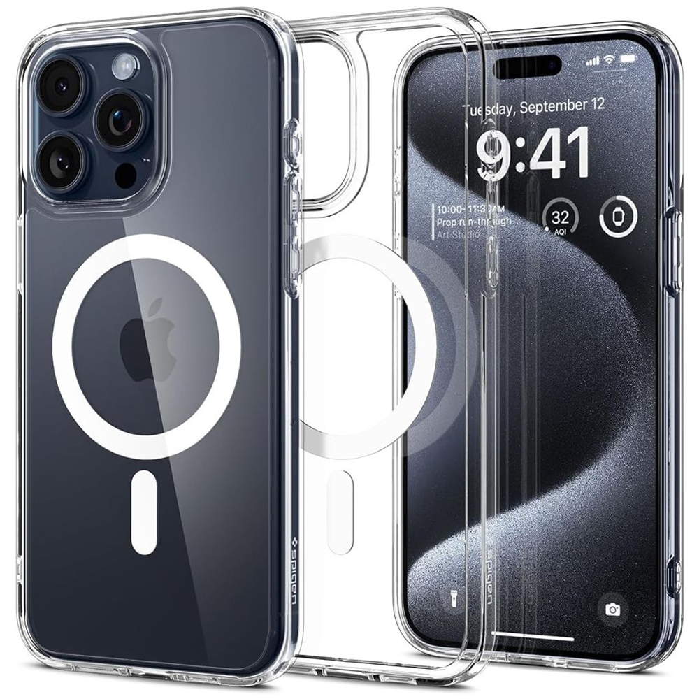 Spigen - Ultra Hybrid MagSafe (ACS06576) - iPhone 15 Pro Max - White Spigen - Ultra Hybrid MagSafe (ACS06576) - iPhone 15 Pro Max - White