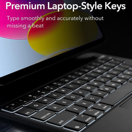ESR - Rebound Magnetic Keyboard - iPad 10 (2022) 10.9 / 11 (2025) - Black